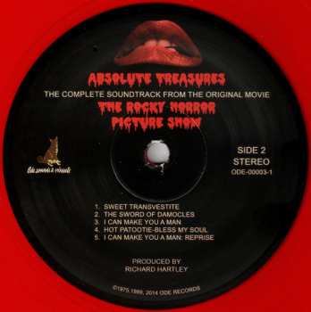 2LP "The Rocky Horror Picture Show" Original Cast: The Rocky Horror Picture Show: Absolute Treasures (The Complete Soundtrack From The Original Movie) CLR