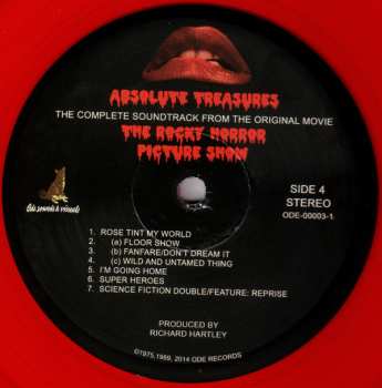 2LP "The Rocky Horror Picture Show" Original Cast: The Rocky Horror Picture Show: Absolute Treasures (The Complete Soundtrack From The Original Movie) CLR
