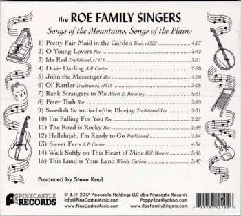 CD The Roe Family Singers: Songs of the Mountains - Songs of the Plains