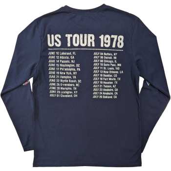 Mercancía The Rolling Stones: The Rolling Stones Unisex Long Sleeve T-shirt: Us Tour '78 (back & Sleeve Print) (small) S