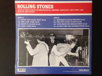 LP The Rolling Stones: Live At The Hawaii International Center, Honolulu, July 28 1966-KPOI FM Broadcast LTD