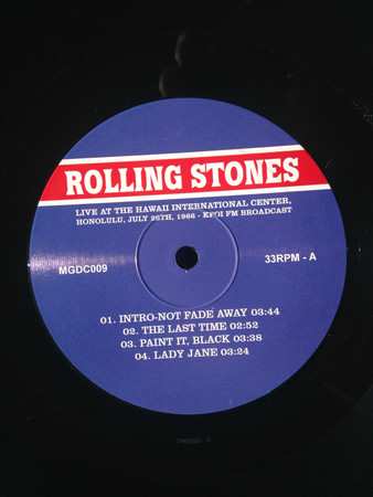LP The Rolling Stones: Live At The Hawaii International Center, Honolulu, July 28 1966-KPOI FM Broadcast LTD