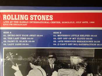 LP The Rolling Stones: Live At The Hawaii International Center, Honolulu, July 28 1966-KPOI FM Broadcast LTD