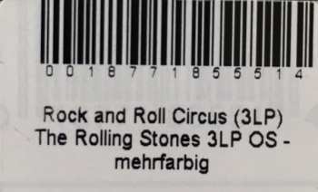 3LP/Caja The Rolling Stones: The Rolling Stones Rock And Roll Circus