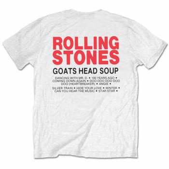 Mercancía The Rolling Stones: Tričko Goat Head Soup Tracklist  S