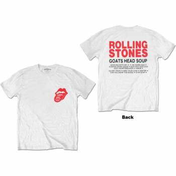 Mercancía The Rolling Stones: Tričko Goat Head Soup Tracklist  S