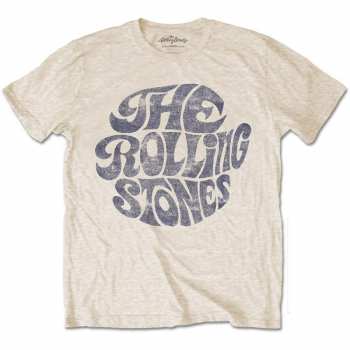 Merch The Rolling Stones: Camiseta Vintage 1970s Logo The Rolling Stones 