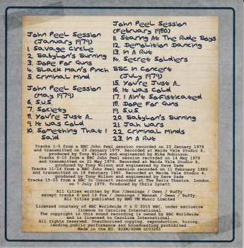 4CD/Caja The Ruts: The Virgin Years
