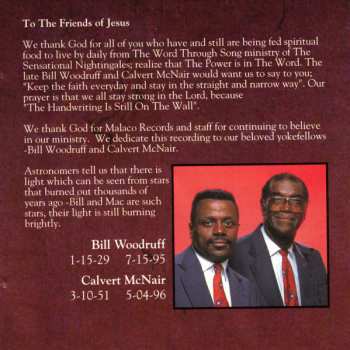 CD The Sensational Nightingales: Handwriting On The Wall