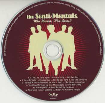 CD The Senti-mentals: Who Knows, Who Cares?