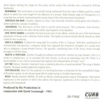 CD Wanda Sá: Best Of Sergio Mendes And Brasil '65