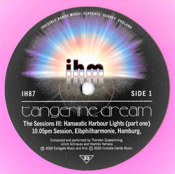 2LP Tangerine Dream: The Sessions III CLR