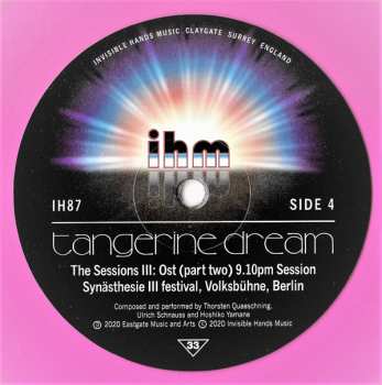 2LP Tangerine Dream: The Sessions III CLR