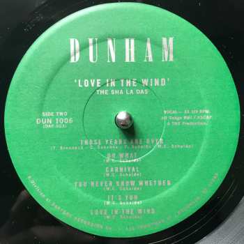 LP The Sha La Das: Love in the Wind