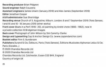 SACD John Wilson: Escales; French Orchestral Works