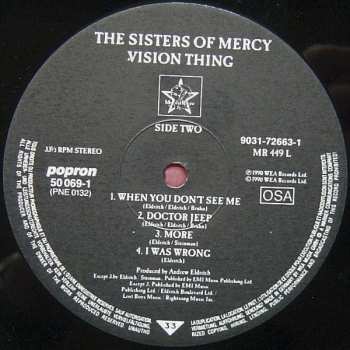 LP The Sisters Of Mercy: Vision Thing