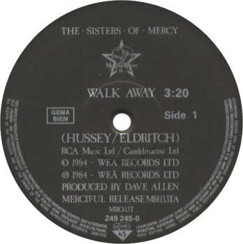 LP The Sisters Of Mercy: Walk Away