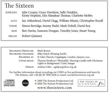CD The Sixteen: A Traditional Christmas Carol Collection Volume II