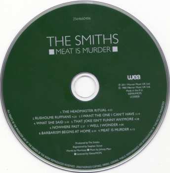 CD The Smiths: Meat Is Murder