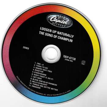 CD The Sons Of Champlin: Loosen Up Naturally LTD