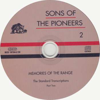 4CD/Caja The Sons Of The Pioneers: Memories Of The Range
