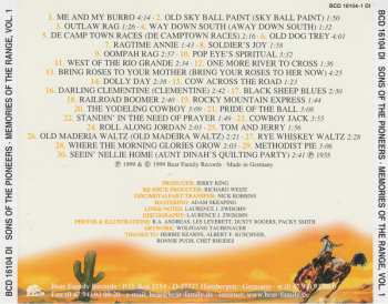 4CD/Caja The Sons Of The Pioneers: Memories Of The Range