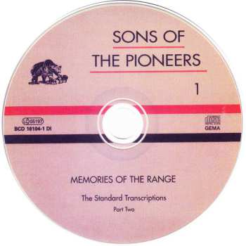 4CD/Caja The Sons Of The Pioneers: Memories Of The Range