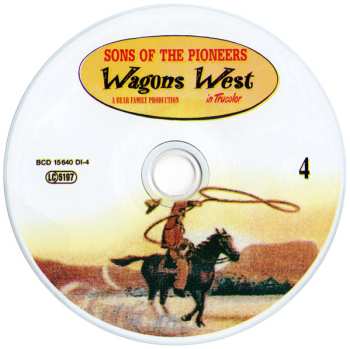 4CD/Caja The Sons Of The Pioneers: Wagons West