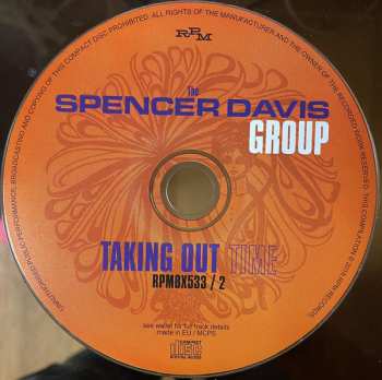 3CD/Caja The Spencer Davis Group: Taking Out Time: (Complete Recordings 1967-1969)