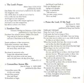 CD The St. Olaf Choir: Worthy To Be Praised