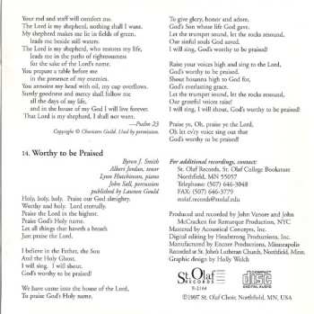 CD The St. Olaf Choir: Worthy To Be Praised