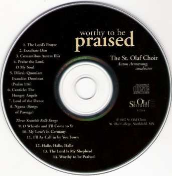 CD The St. Olaf Choir: Worthy To Be Praised