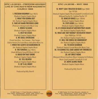 3CD/Caja The Staple Singers: For What It's Worth (The Complete Epic Recordings 1964-1968)
