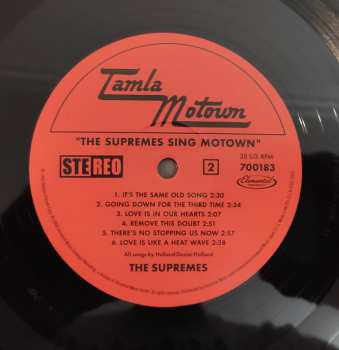 LP The Supremes: The Supremes Sing Motown