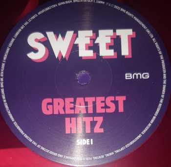 2LP The Sweet: Greatest Hitz 1969-1978 CLR