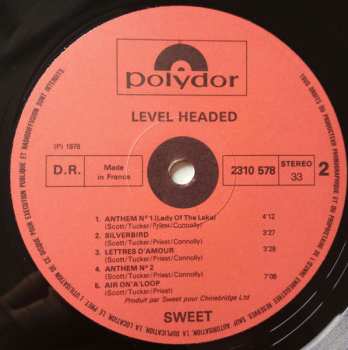 LP The Sweet: Level Headed