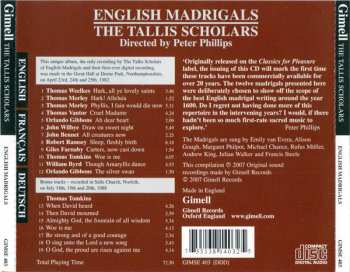 CD The Tallis Scholars: English Madrigals