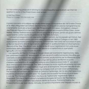 CD The Tallis Scholars: Live In Oxford