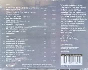 2CD The Tallis Scholars: The Tallis Scholars PERFECT POLYPHONY