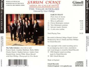 CD The Tallis Scholars: Sarum Chant - Missa In Gallicantu