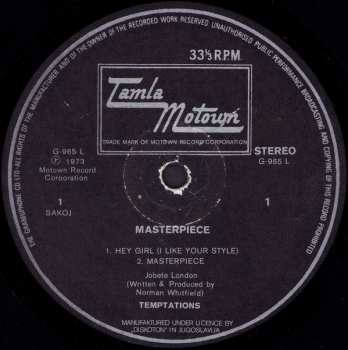 LP The Temptations: Masterpiece