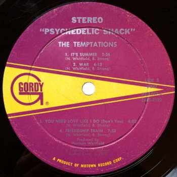LP The Temptations: Psychedelic Shack