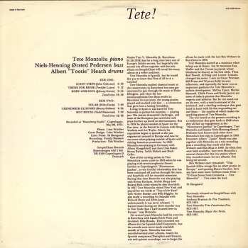 LP Tete Montoliu Trio: Tete!