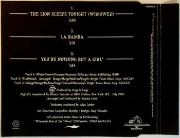 CD The Tokens: The Lion Sleeps Tonight (Wimoweh)