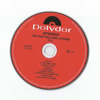 CD The Tony Williams Lifetime: Ego