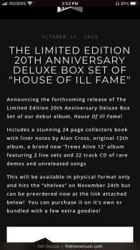 2LP/CD/Caja The Trews: House Of Ill Fame DLX | LTD