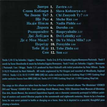 CD The Ukrainians: #1 International Ukrainian Group