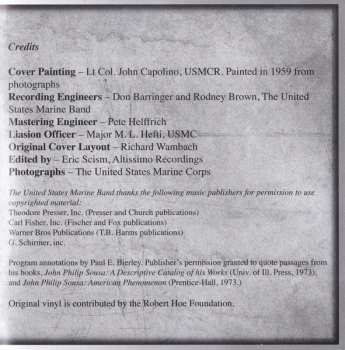 2CD U.S. Marine Band: The Heritage Of John Philip Sousa, Volume 1 LTD