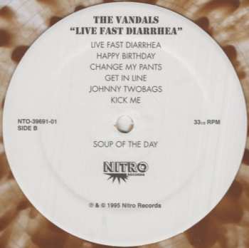 LP The Vandals: Live Fast Diarrhea LTD | CLR