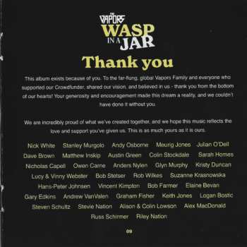 CD The Vapors: Wasp In A Jar